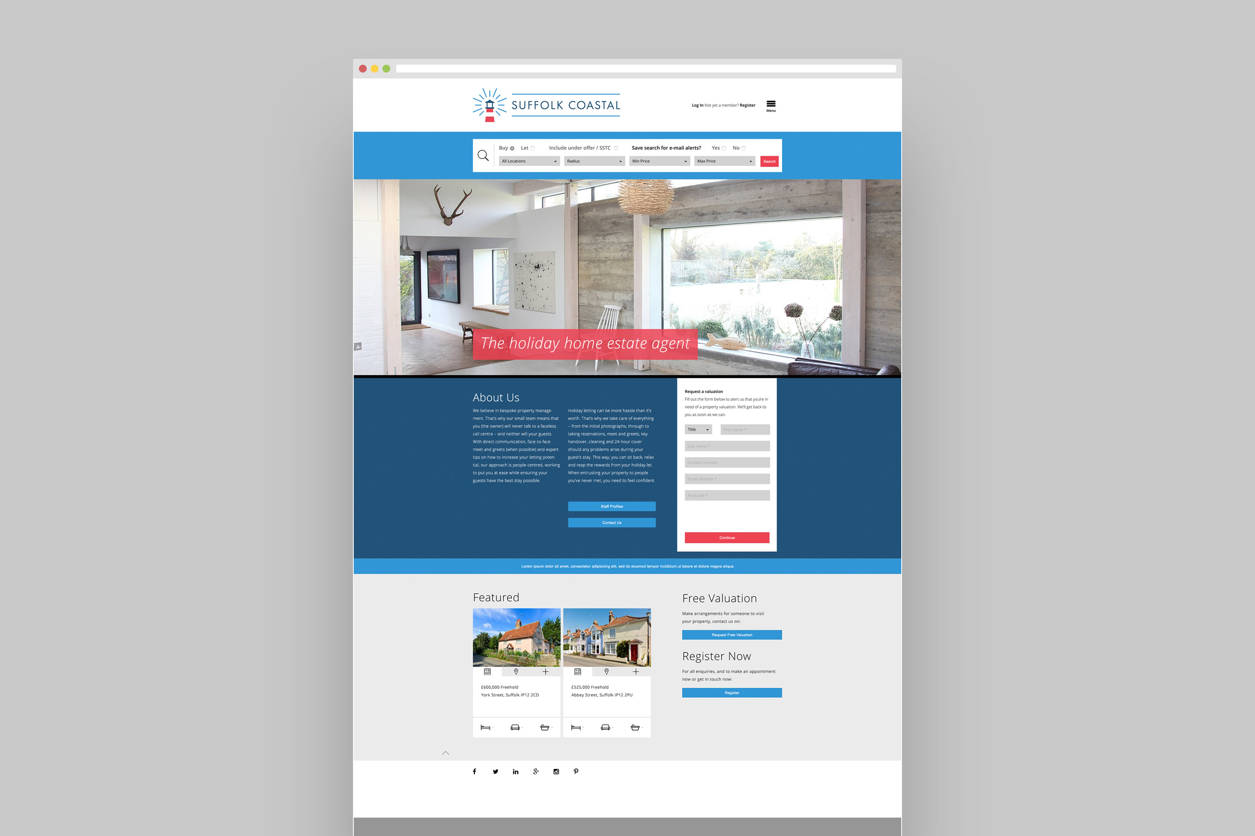 Suffolk Coastal website