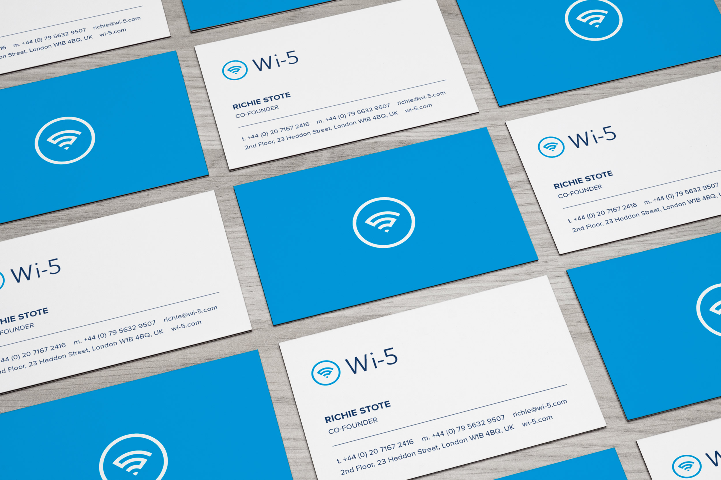 Wi-5 business cards